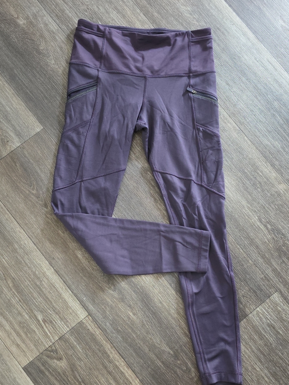 Lululemon High-Waist Purple Active Pocket Leggings